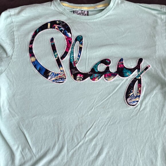 Play Clothing Mint Green Graphic Tee L - Picture 2 of 5